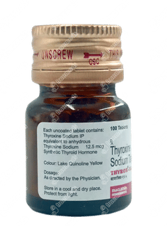Thyrox 12.5 Tablet 100 Thyrox 12.5 Tablet 100