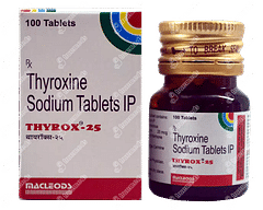 Thyrox 25 Tablet 100