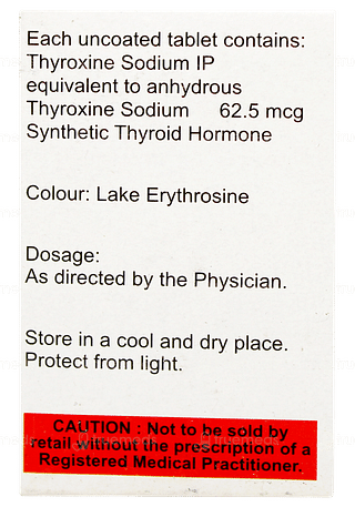 Thyrox 62.5 Tablet 100