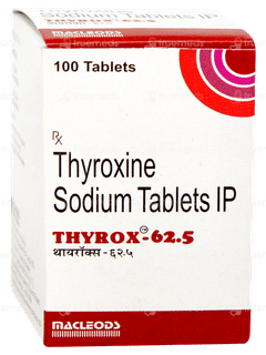 Thyrox 62.5 Tablet 100 Thyrox 62.5 Tablet 100