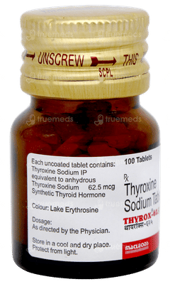 Thyrox 62.5 Tablet 100 Thyrox 62.5 Tablet 100