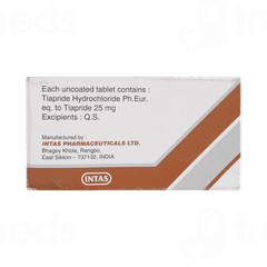 Tiaprex 25 MG Tablet 10