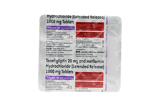 Tiban M 20/1000 MG Tablet Er 15