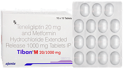 Tiban M 20/1000mg Tablet 15