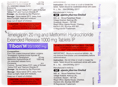 Tiban M 20/1000mg Tablet 15