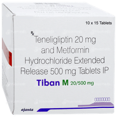 Tiban M 20/500mg Tablet 15 Tiban M 20/500mg Tablet 15