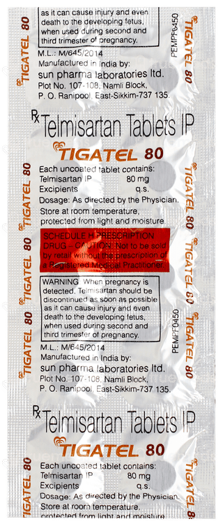 Tigatel 80 Tablet 10
