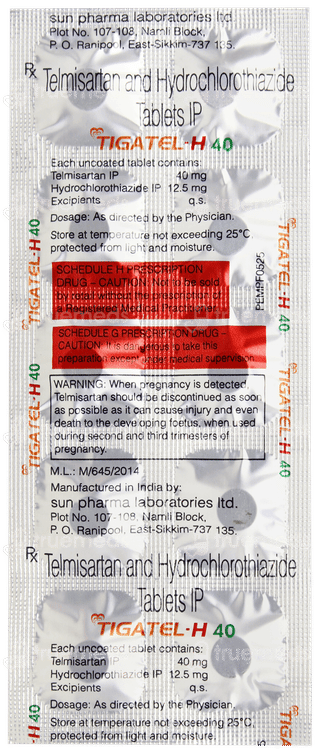 Tigatel H 40 Tablet 10