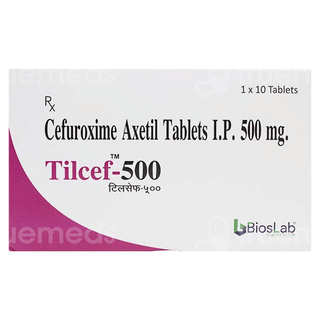 Tilcef 500 Mg Tablet 10