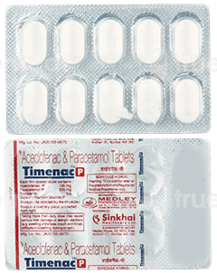 Timenac P 100/325 MG Tablet 10