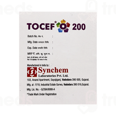 Tocef O 200/200 Mg Tablet 10
