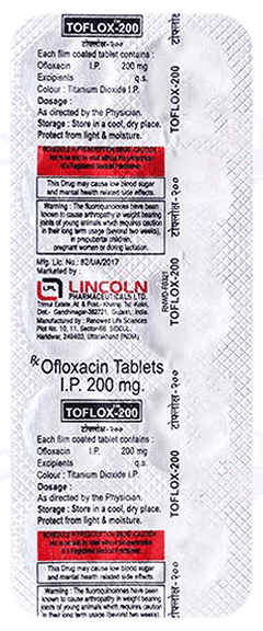 Toflox 200 Mg Tablet 10 Toflox 200 Mg Tablet 10