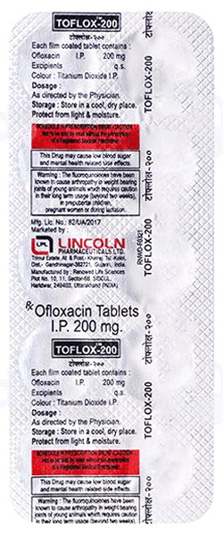 Toflox 200 Mg Tablet 10