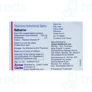 Tolfree 150 Tablet 10