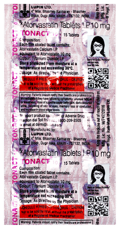 Tonact 10 Tablet 15 Tonact 10 Tablet 15