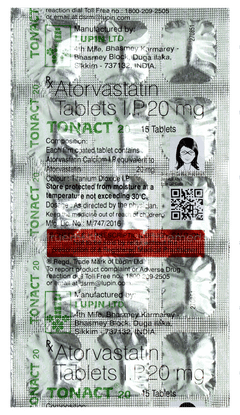 Tonact 20 Tablet 15 Tonact 20 Tablet 15