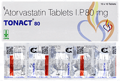 Tonact 80 Tablet 10