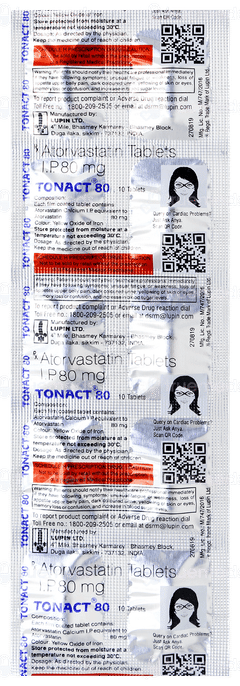 Tonact 80 Tablet 10
