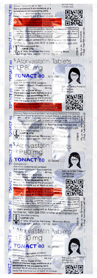 Tonact 80 Tablet 10