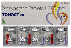 Tonact 80 Tablet 10 Tonact 80 Tablet 10