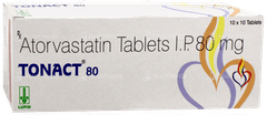 Tonact 80 Tablet 10 Tonact 80 Tablet 10