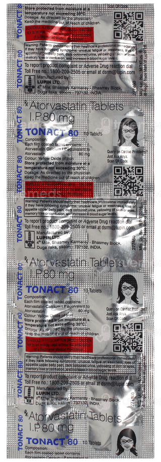 Tonact 80 Tablet 10