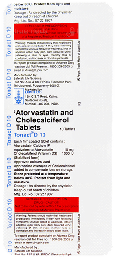 Tonact D 10 Tablet 10