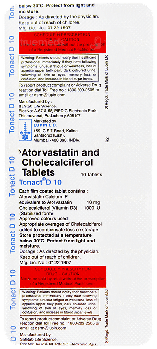 Tonact D 10 Tablet 10
