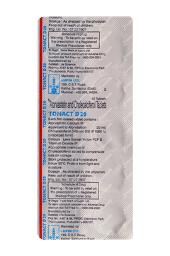 Tonact D 20 Tablet 10 Tonact D 20 Tablet 10