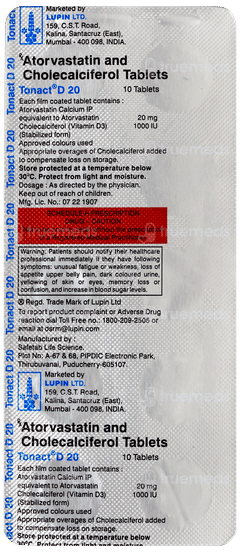 Tonact D 20 Tablet 10