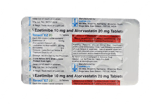 Tonact Ez 20/10 MG Tablet 15