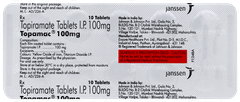 Topamac 100mg Tablet 10 Topamac 100mg Tablet 10