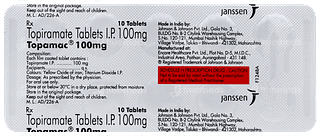 Topamac 100mg Tablet 10