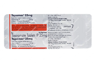 Topamac 25mg Tablet 10