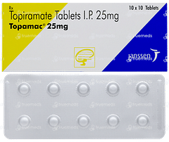 Topamac 25mg Tablet 10