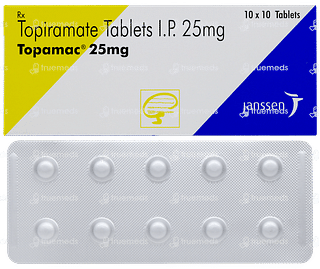 Topamac 25mg Tablet 10