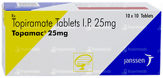 Topamac 25mg Tablet 10