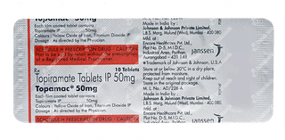 Topamac 50mg Tablet 10