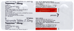 Topamac 50mg Tablet 10 Topamac 50mg Tablet 10