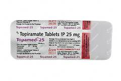 Topamed 25 Tablet 10 Topamed 25 Tablet 10