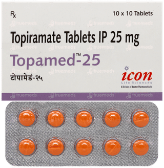 Topamed 25 Tablet 10