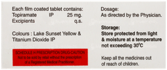 Topamed 25 Tablet 10 Topamed 25 Tablet 10