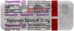 Topamed 25 Tablet 10 Topamed 25 Tablet 10