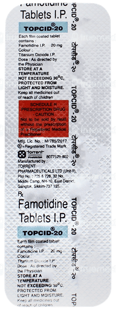 Topcid 20 Tablet 14 Topcid 20 Tablet 14
