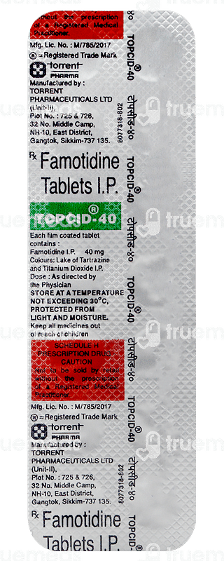 Topcid 40 Tablet 14