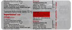 Toperizone 150 Tablet 10 Toperizone 150 Tablet 10