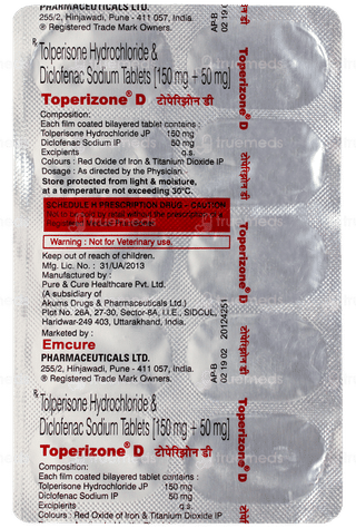 Toperizone D Tablet 10