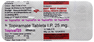 Topival 25 Tablet 10