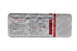 Torbitol Am 50/5 MG Tablet 10