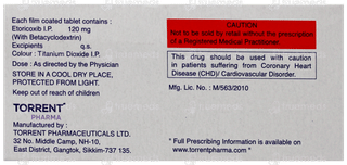 Torcoxia Bcd 120 Tablet 10